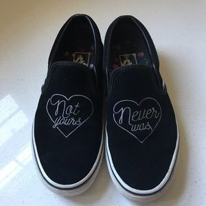 limited edition Valentine’s Day Vans slip ons💔